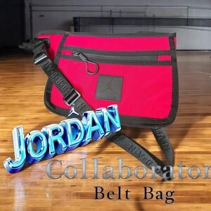 NWOT Air Jordan ● Collaborator Red Belt Bag